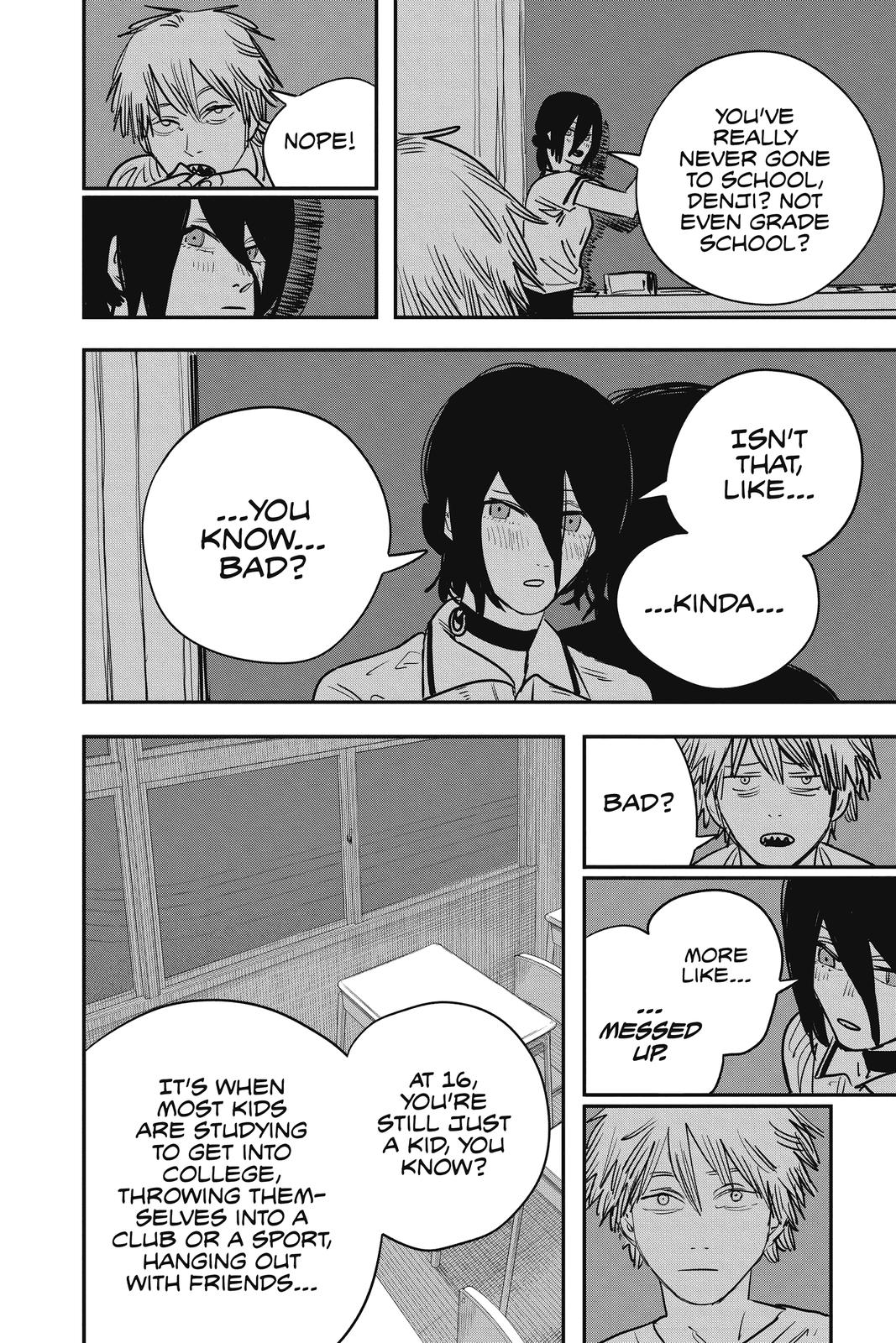 Chainsaw Man Manga Chapter 42 page 4 - Teach Me How To Swim scene