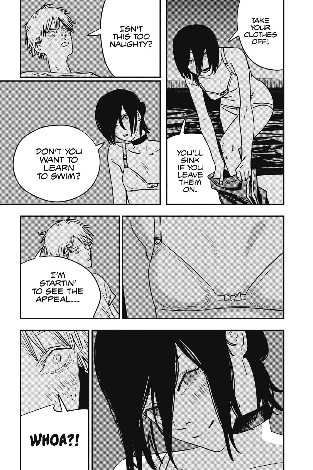 Chainsaw Man Manga Chapter 42 page 7 - Teach Me How To Swim scene
