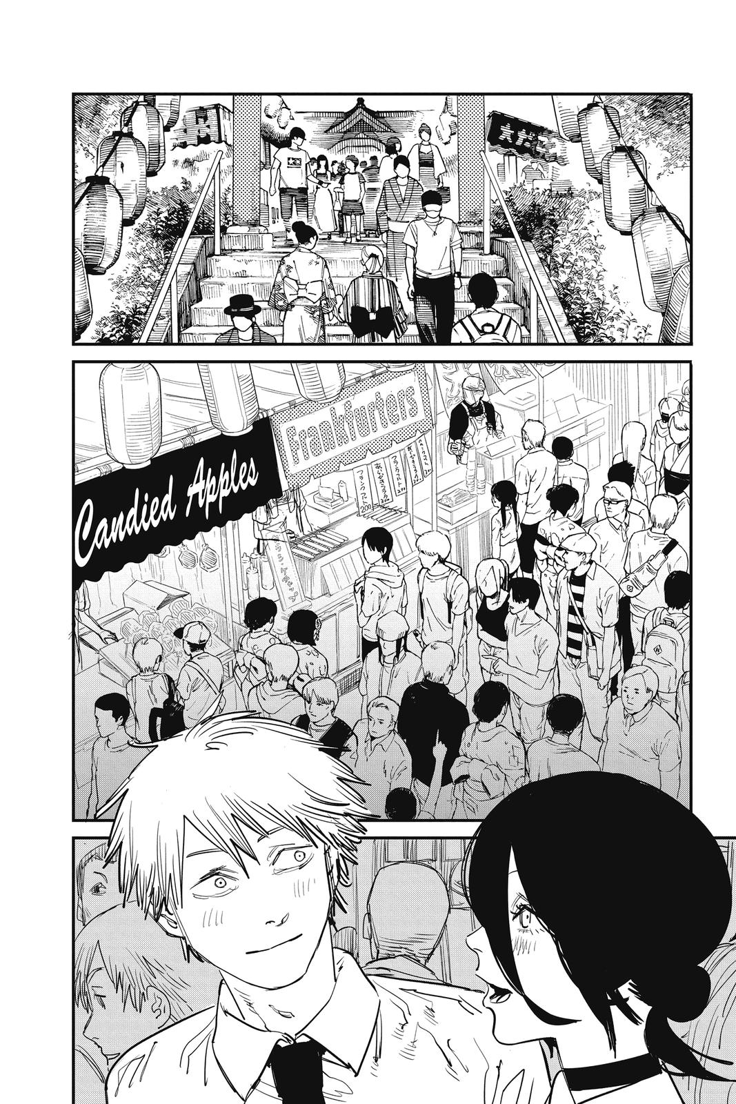 Chainsaw Man Manga Chapter 43 page 17 - Jane Fell Asleep in the Church scene