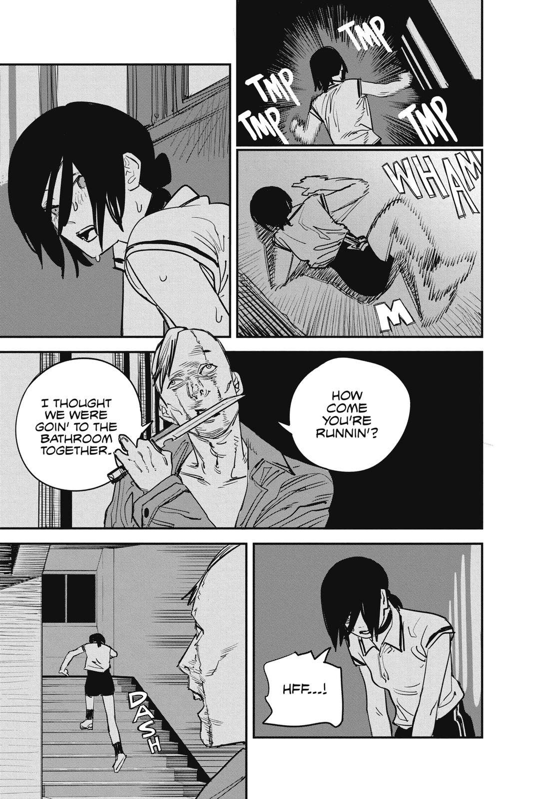 Chainsaw Man Manga Chapter 43 page 4 - Jane Fell Asleep in the Church scene