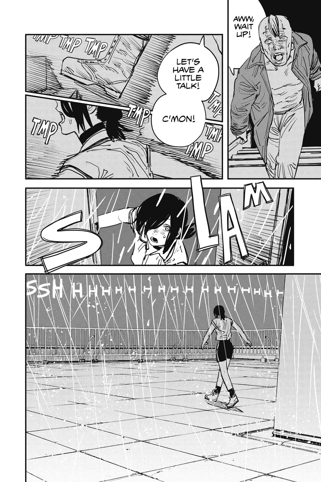 Chainsaw Man Manga Chapter 43 page 5 - Jane Fell Asleep in the Church scene