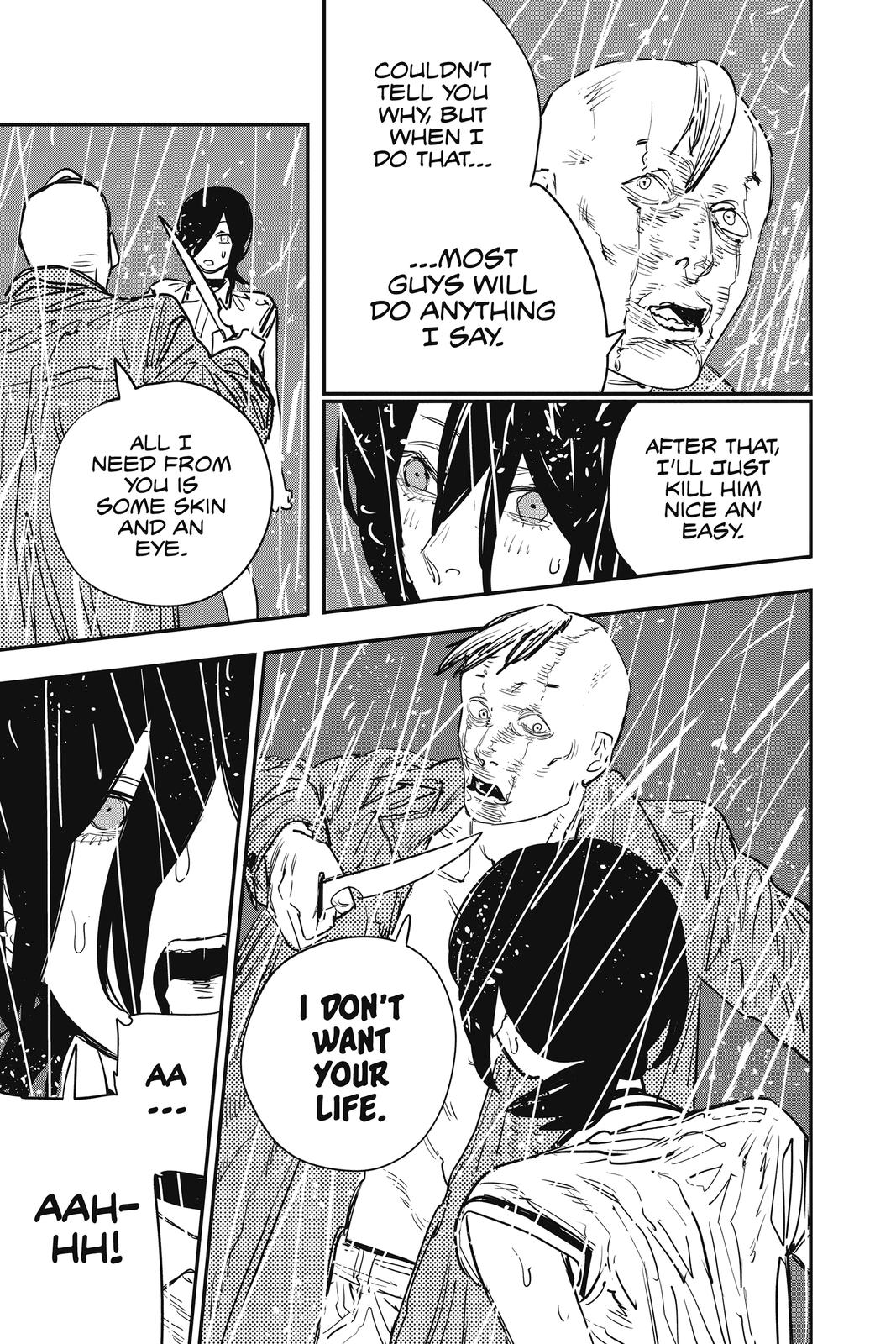 Chainsaw Man Manga Chapter 43 page 8 - Jane Fell Asleep in the Church scene