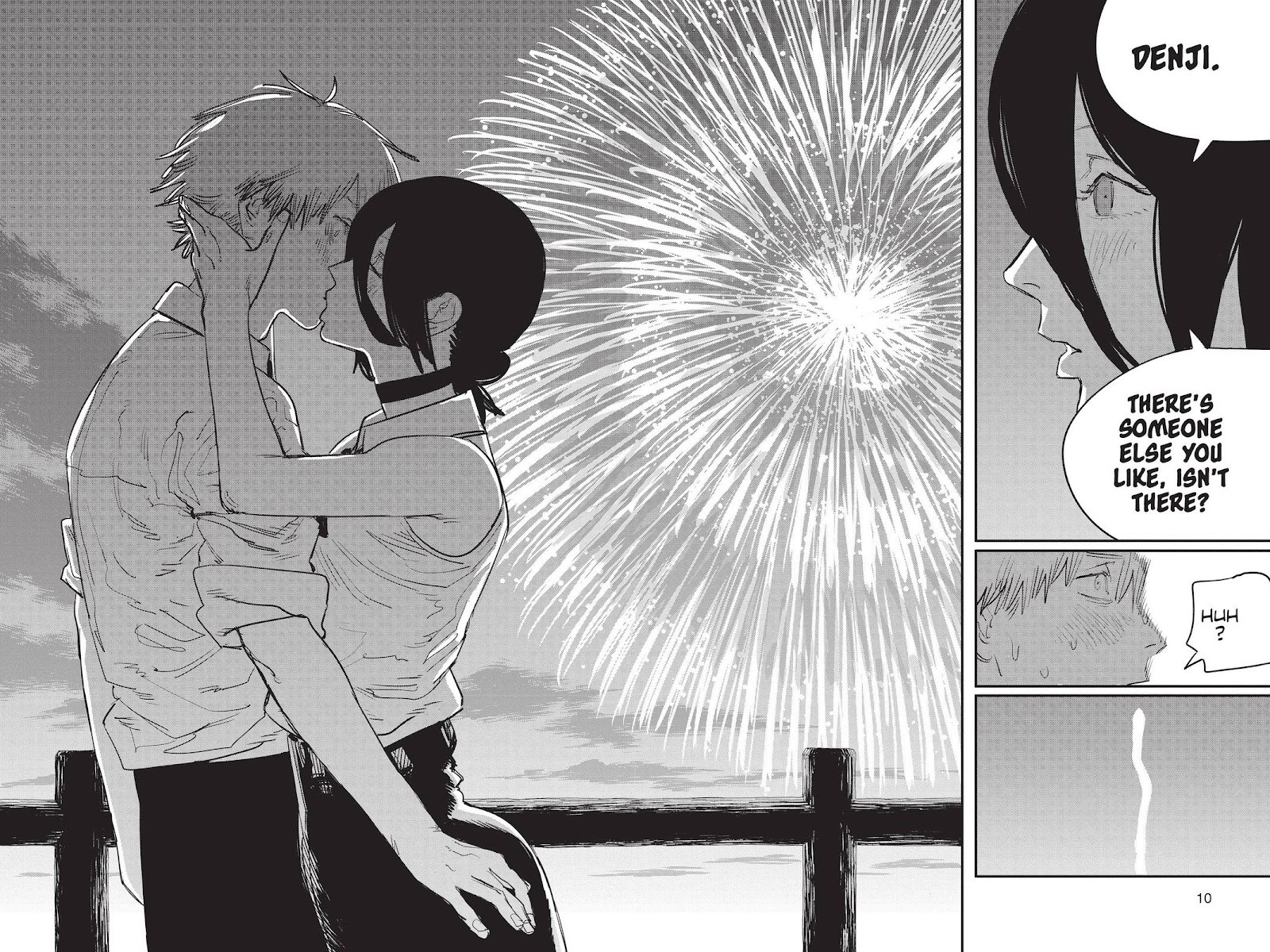 Chainsaw Man Manga Chapter 44 page 11 - Boom Boom Boom scene