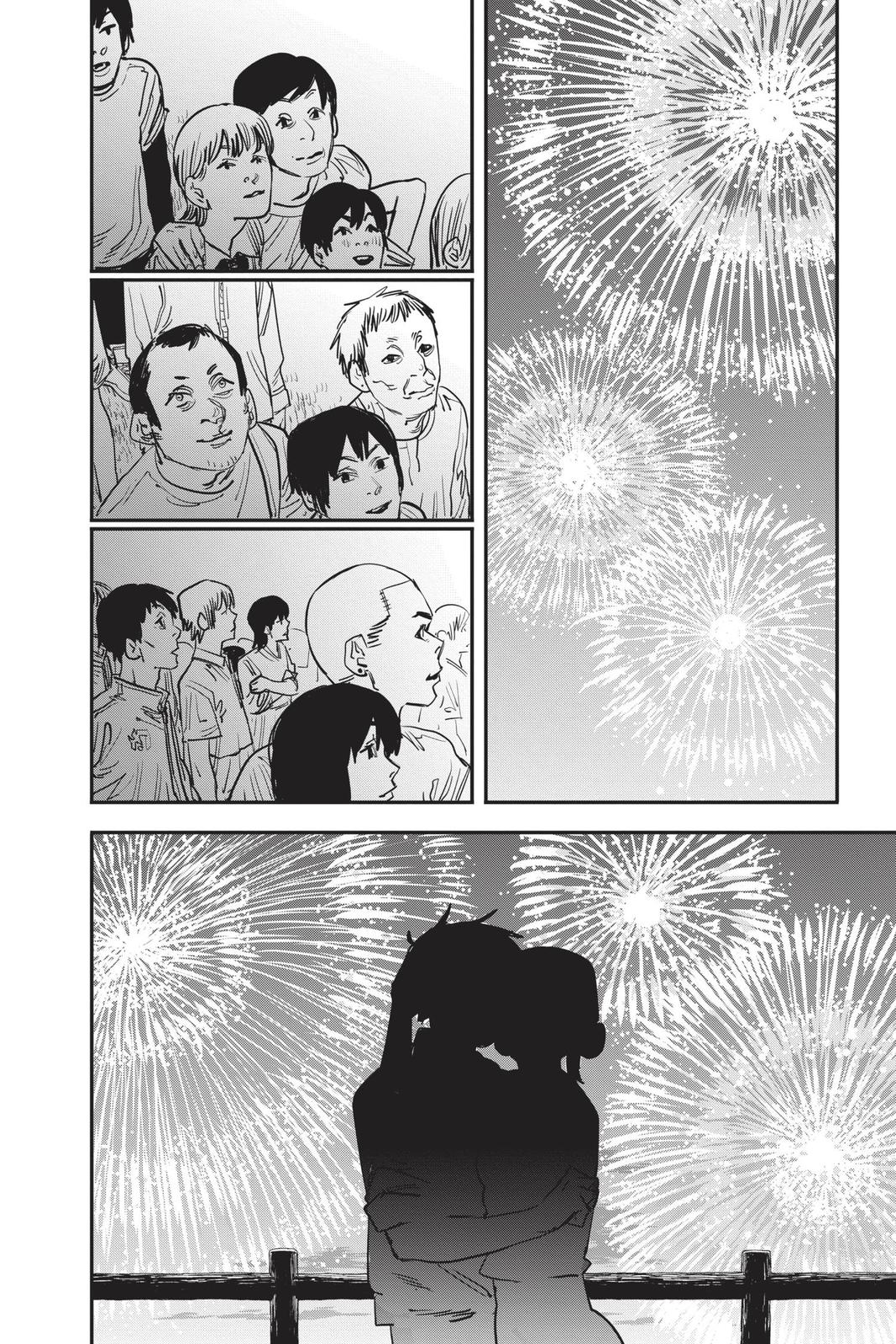 Chainsaw Man Manga Chapter 44 page 12 - Boom Boom Boom scene