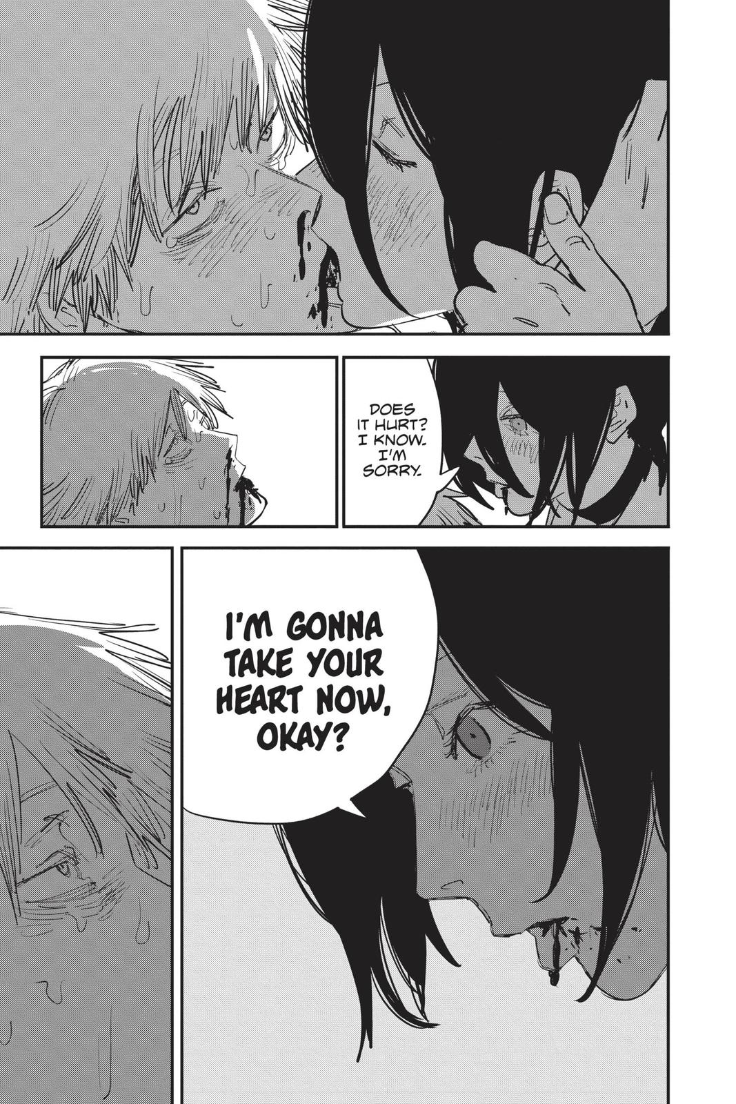 Chainsaw Man Manga Chapter 44 page 17 - Boom Boom Boom scene