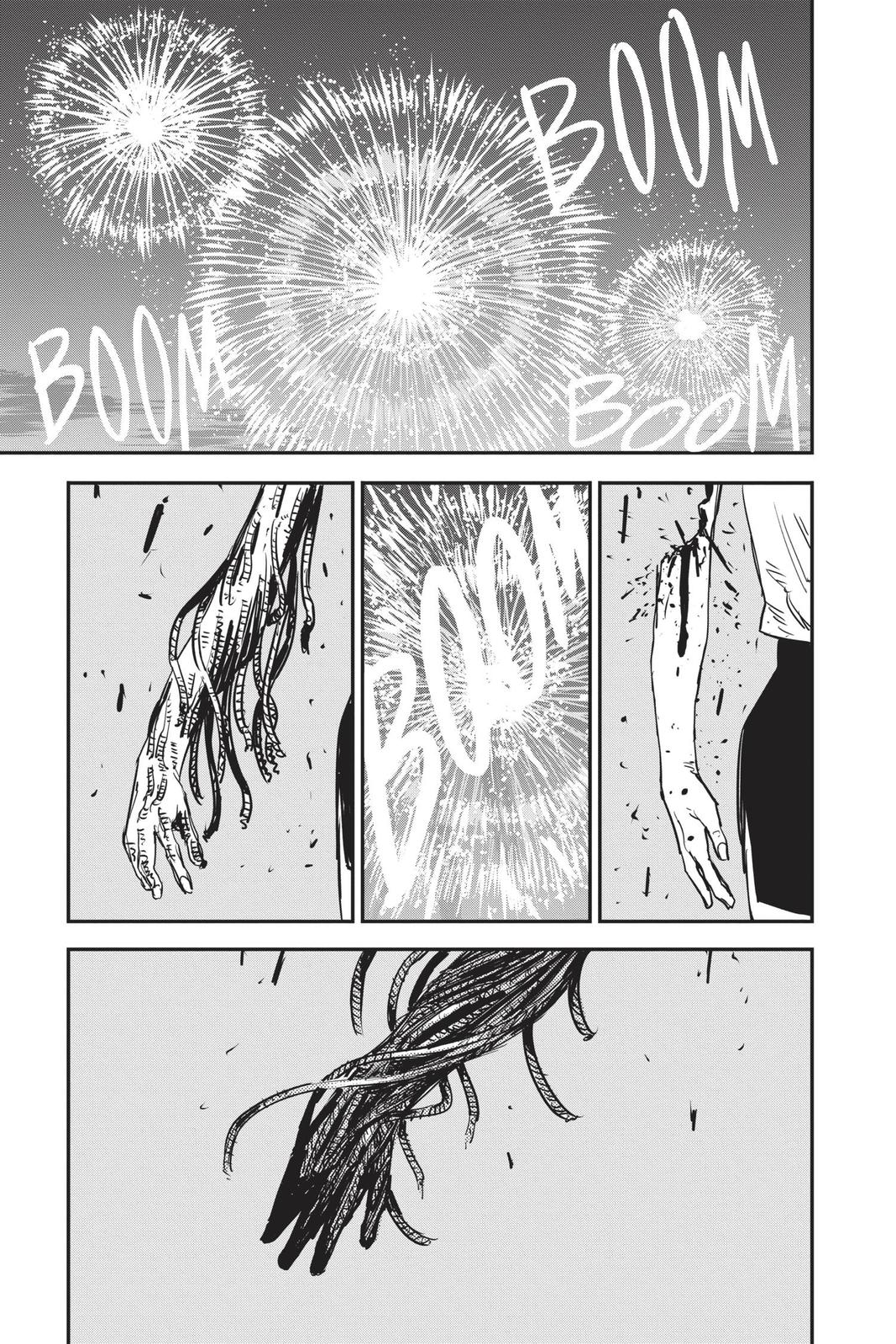 Chainsaw Man Manga Chapter 44 page 21 - Boom Boom Boom scene