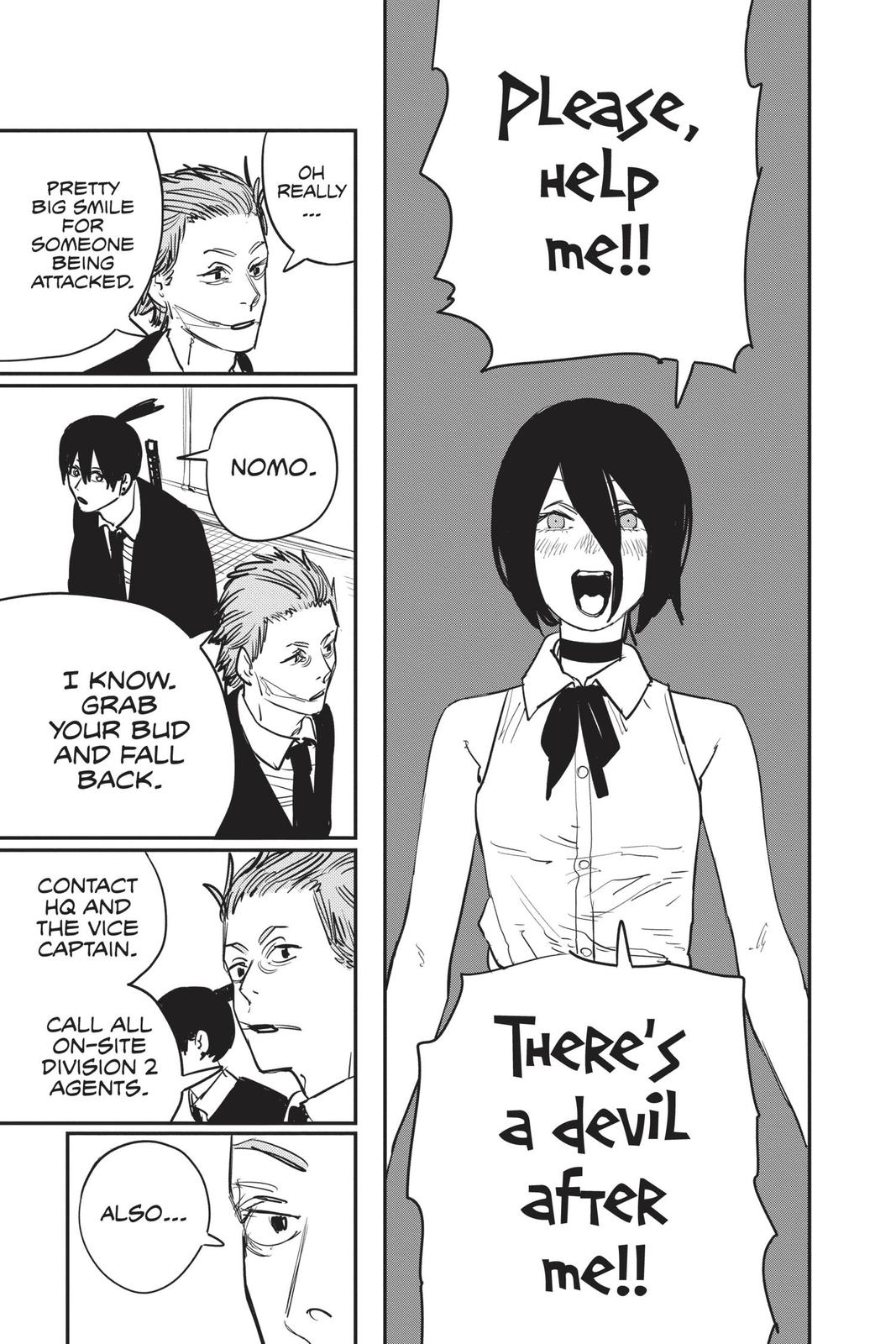 Chainsaw Man Manga Chapter 45 page 17 - A Fine Day For Explosions scene