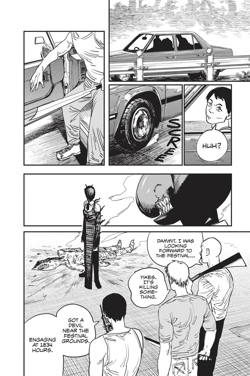 Chainsaw Man Manga Chapter 45 page 6 - A Fine Day For Explosions scene