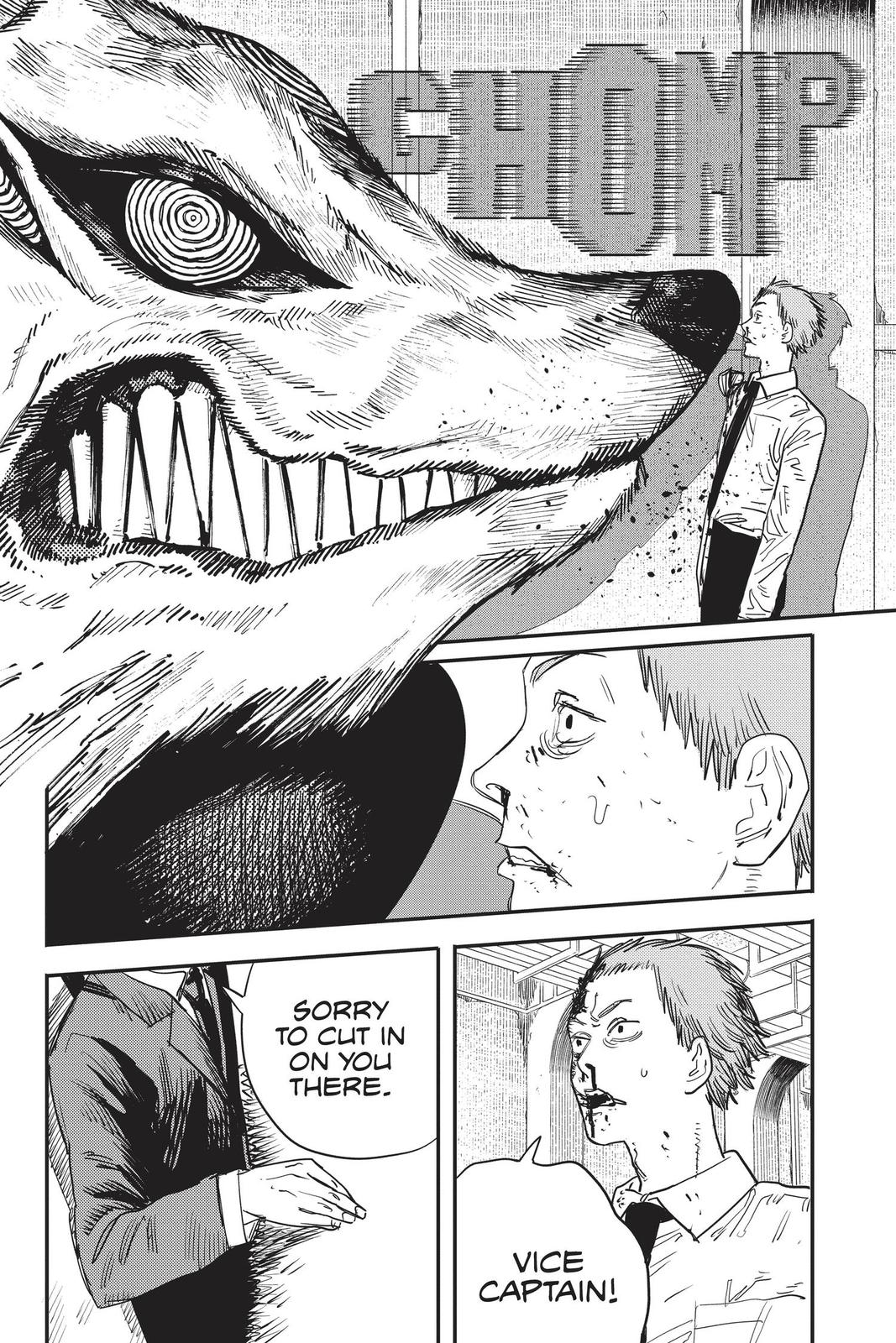 Chainsaw Man Manga Chapter 46 page 16 - Massacre Melody scene