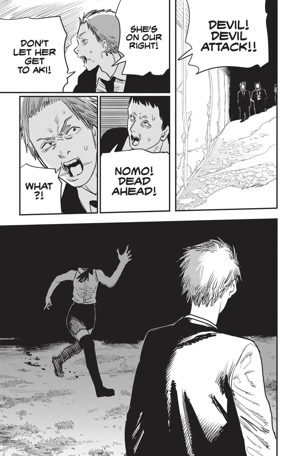 Chainsaw Man Manga Chapter 46 page 9 - Massacre Melody scene