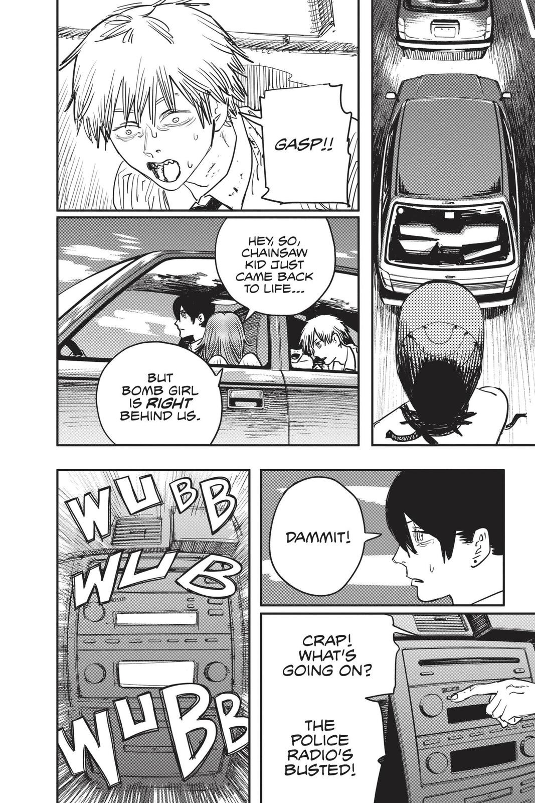 Chainsaw Man Manga Chapter 47 page 12 - Luck with Women scene