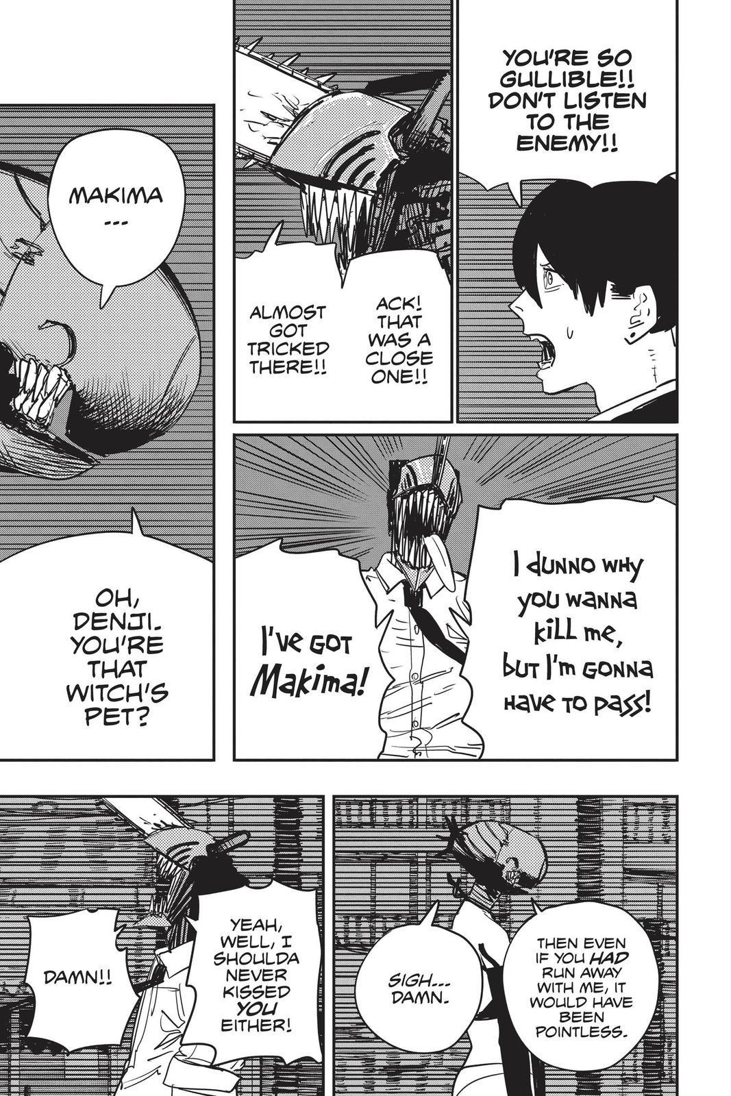 Chainsaw Man Manga Chapter 47 page 17 - Luck with Women scene