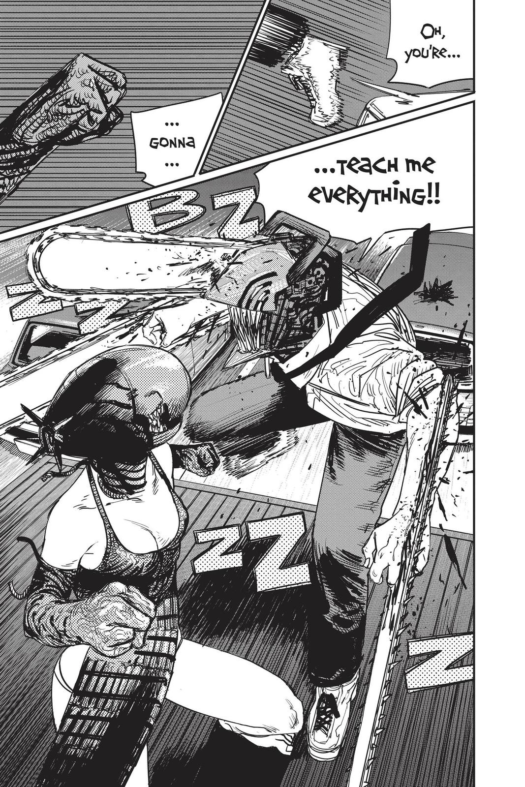 Chainsaw Man Manga Chapter 47 page 19 - Luck with Women scene