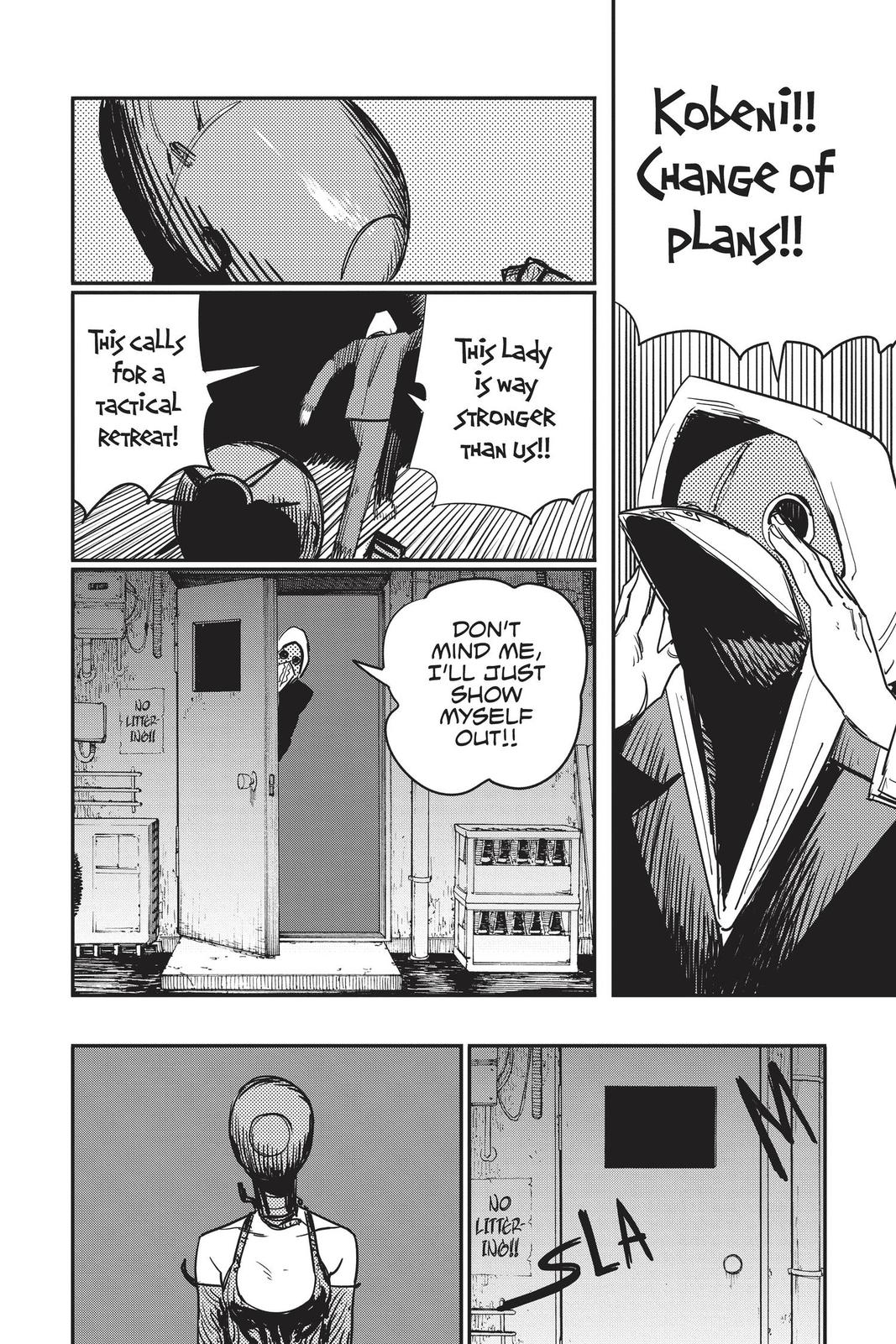 Chainsaw Man Manga Chapter 47 page 8 - Luck with Women scene