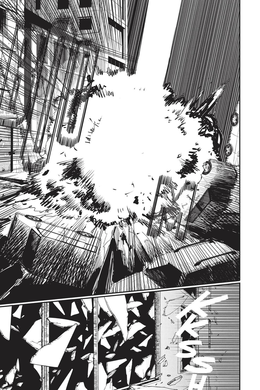 Chainsaw Man Manga Chapter 48 page 11 - Kaboom Kaboom Kaboom scene