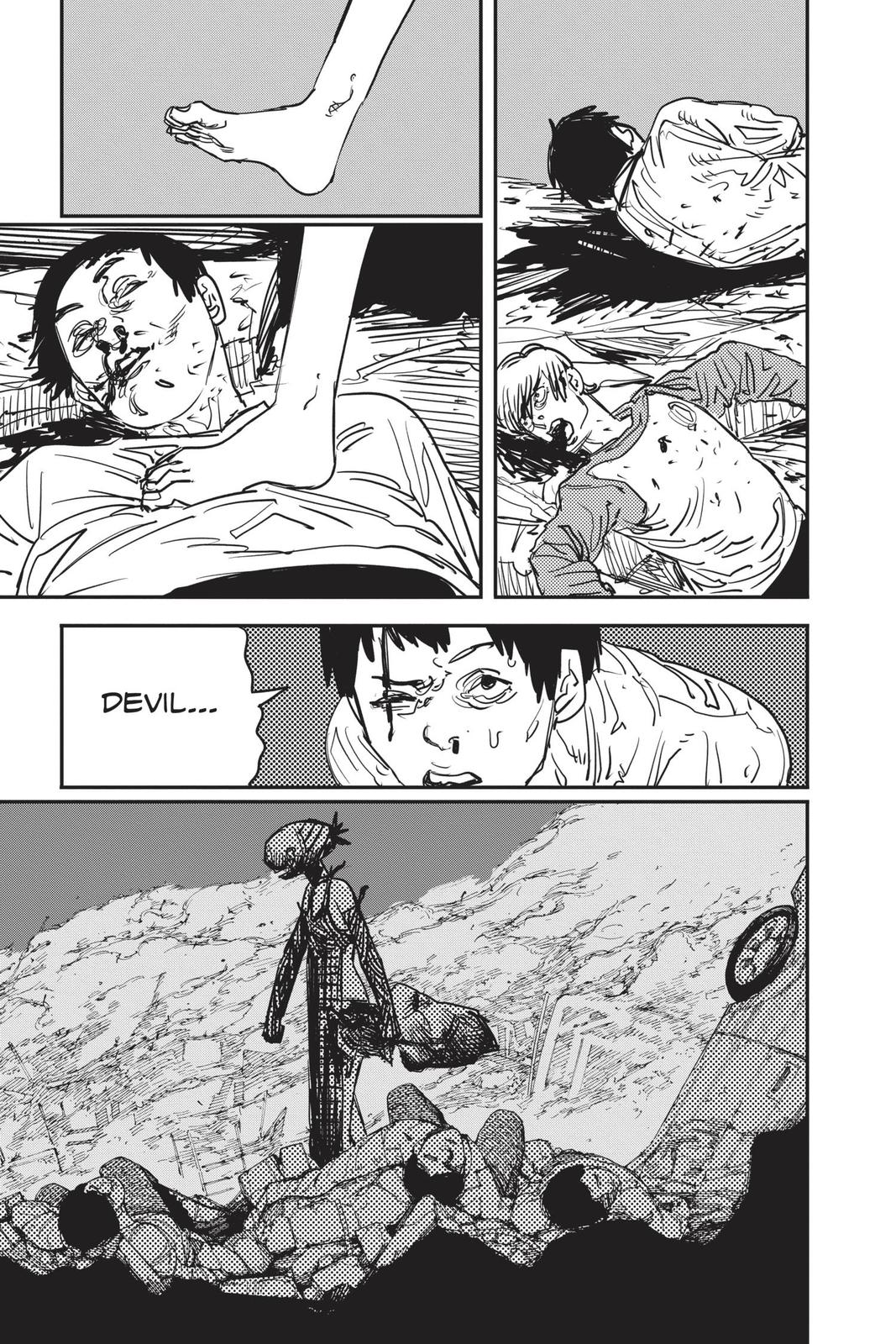 Chainsaw Man Manga Chapter 48 page 17 - Kaboom Kaboom Kaboom scene