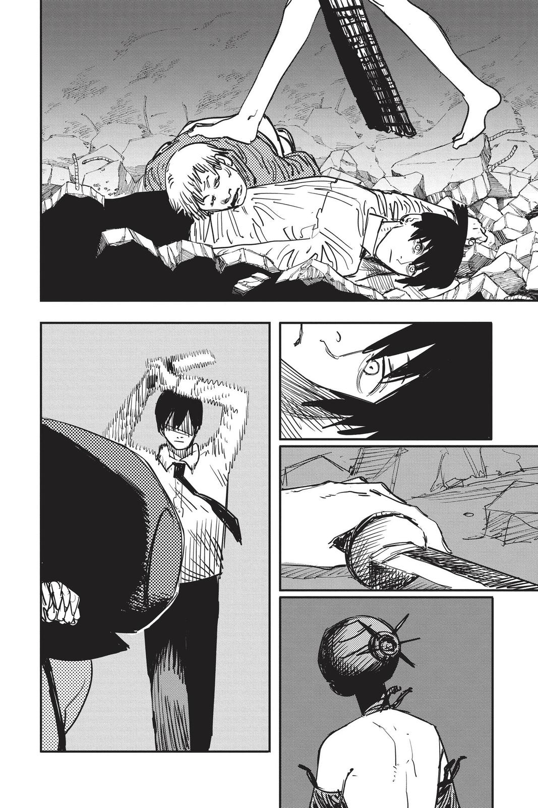 Chainsaw Man Manga Chapter 48 page 18 - Kaboom Kaboom Kaboom scene