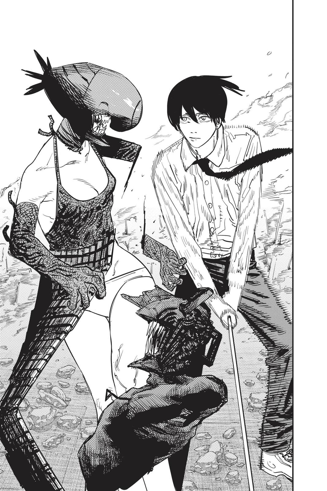 Chainsaw Man Manga Chapter 48 page 19 - Kaboom Kaboom Kaboom scene