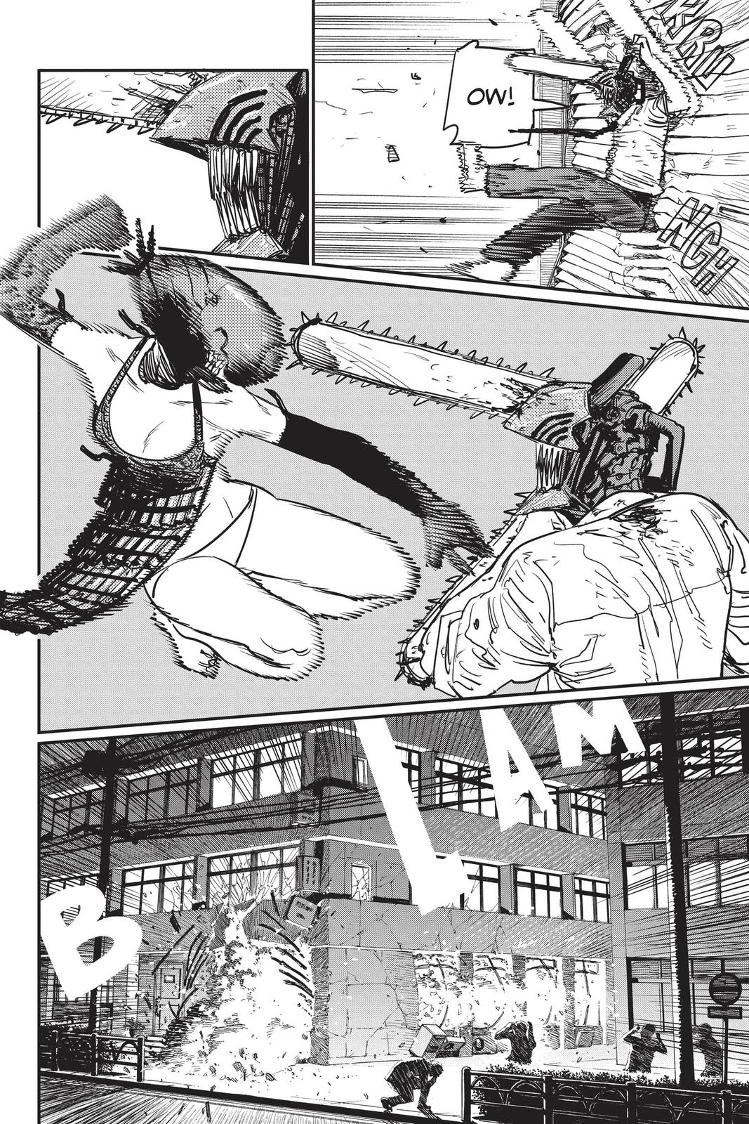 Chainsaw Man Manga Chapter 48 page 2 - Kaboom Kaboom Kaboom scene