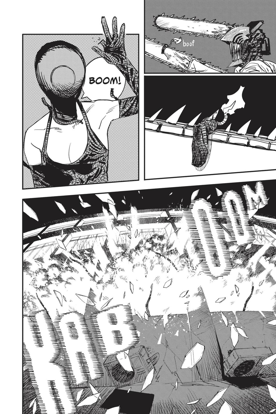 Chainsaw Man Manga Chapter 48 page 4 - Kaboom Kaboom Kaboom scene
