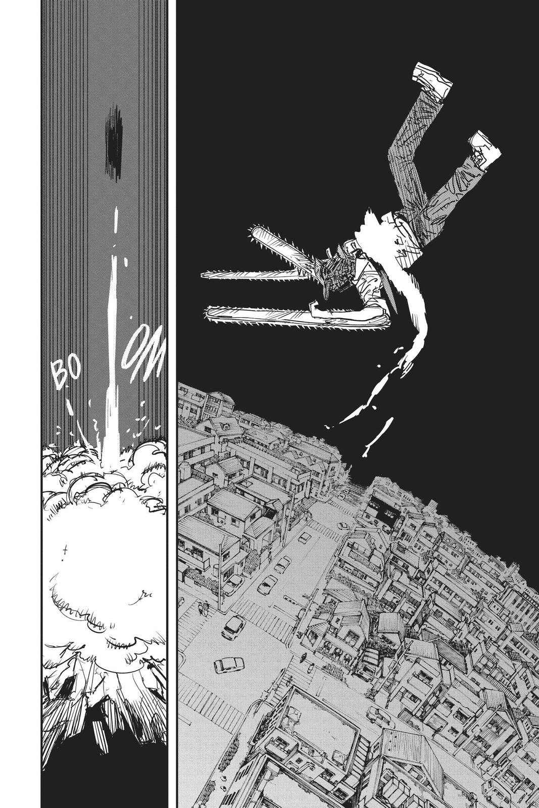 Chainsaw Man Manga Chapter 48 page 8 - Kaboom Kaboom Kaboom scene