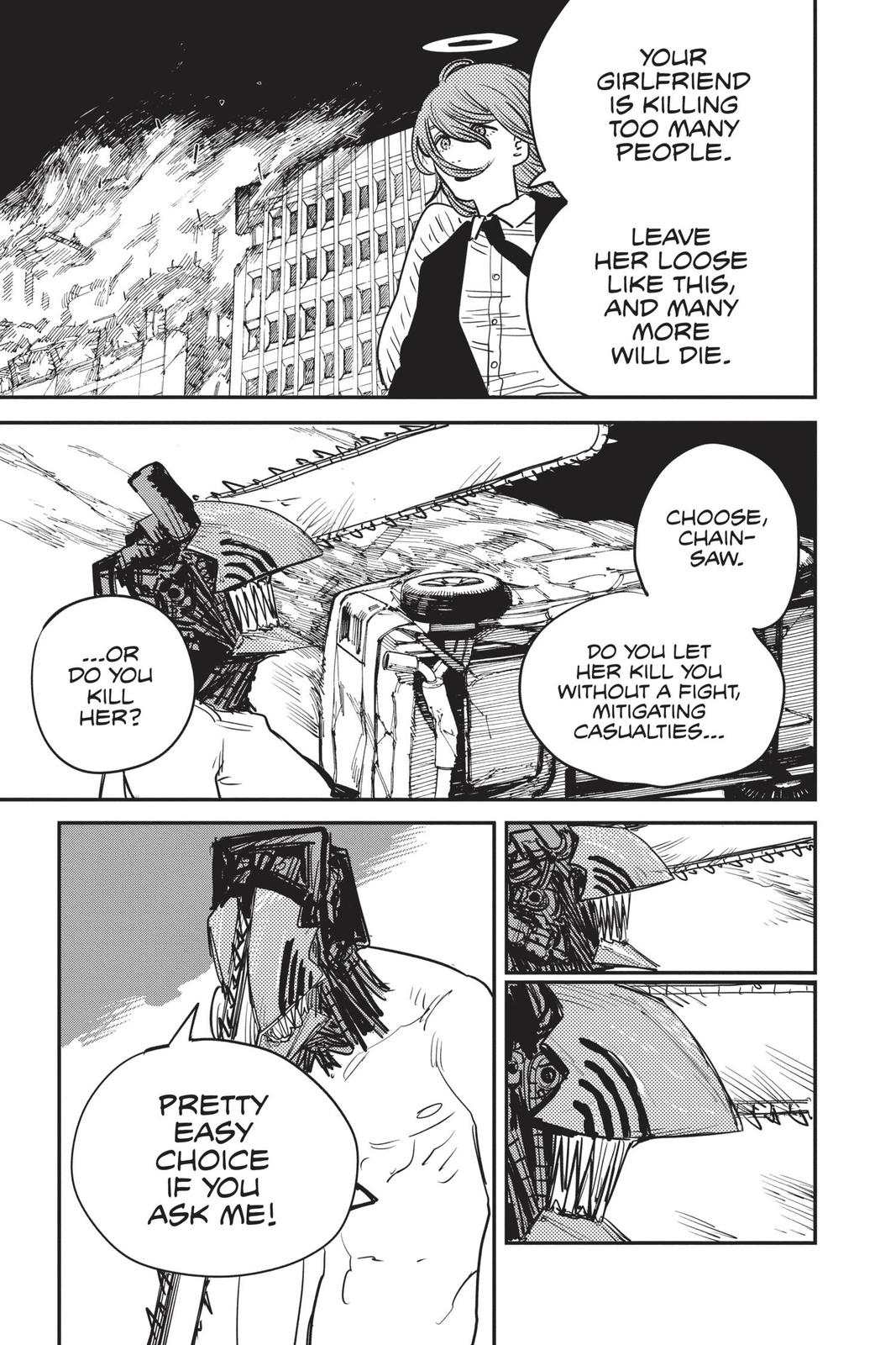 Chainsaw Man Manga Chapter 49 page 13 - Shark Hurricane scene