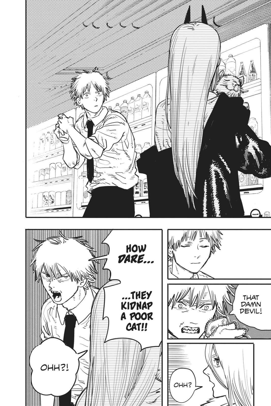 Chainsaw Man Manga Chapter 5 page 18 - A Way to Touch Some Boobs scene