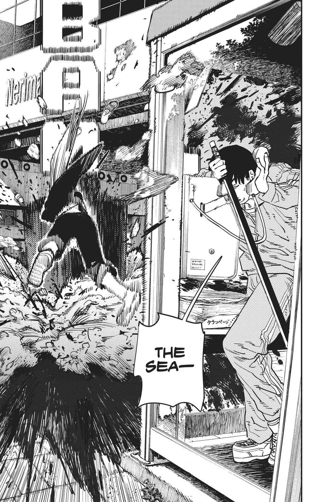 Chainsaw Man Manga Chapter 5 page 9 - A Way to Touch Some Boobs scene