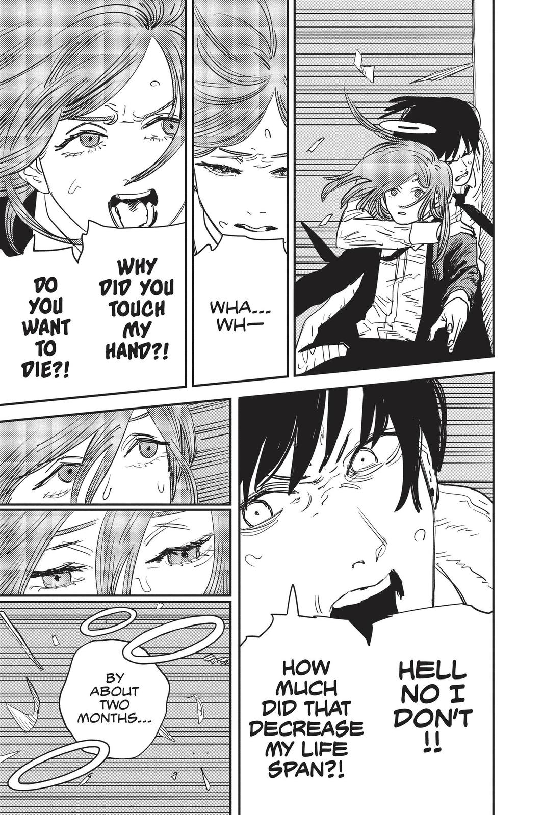 Chainsaw Man Manga Chapter 50 page 10 - Sharknado scene