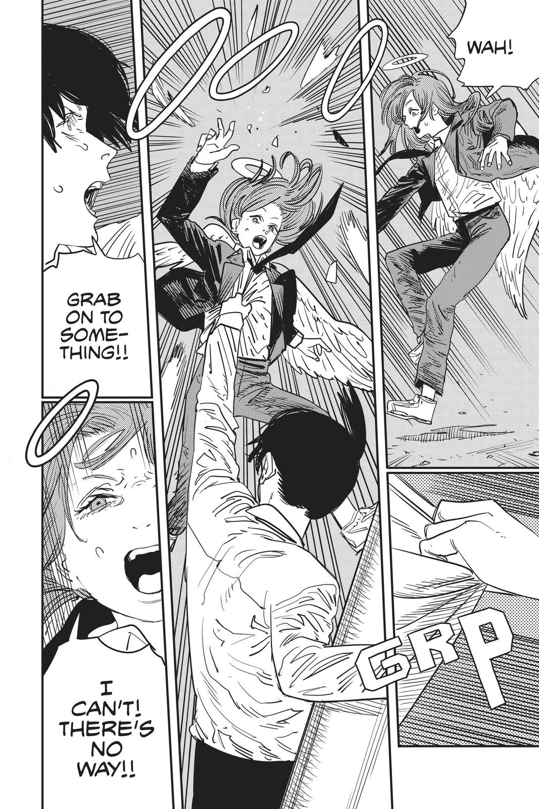 Chainsaw Man Manga Chapter 50 page 5 - Sharknado scene