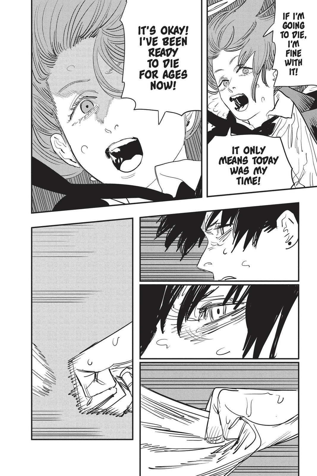 Chainsaw Man Manga Chapter 50 page 7 - Sharknado scene