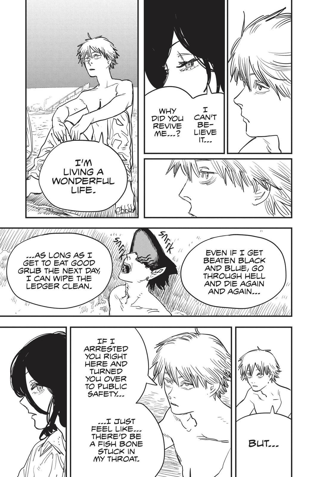 Chainsaw Man Manga Chapter 51 page 11 - Dark Diving scene