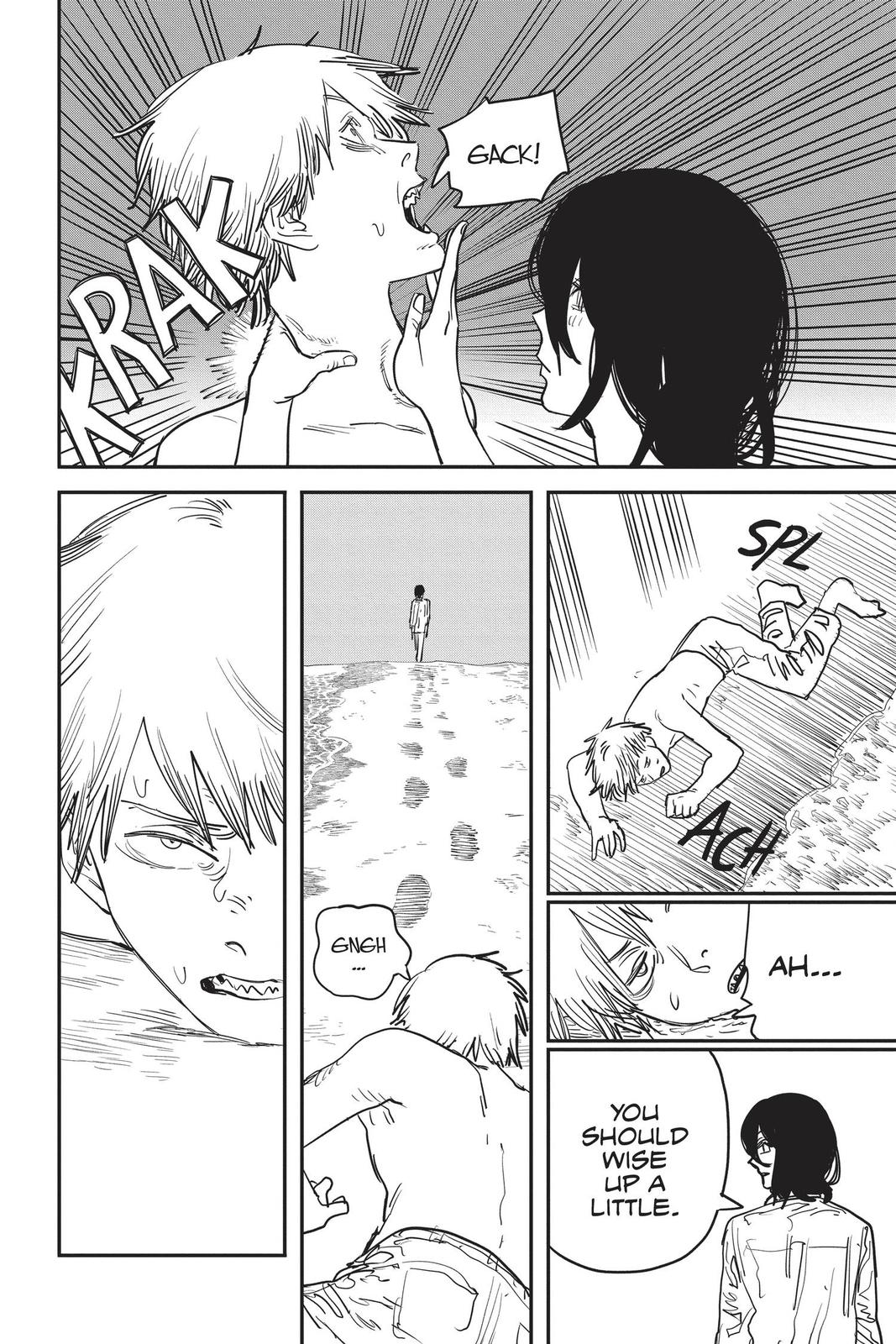 Chainsaw Man Manga Chapter 51 page 16 - Dark Diving scene