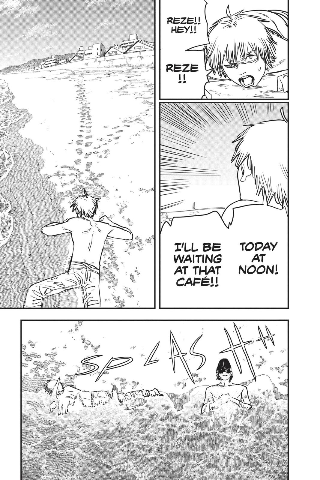 Chainsaw Man Manga Chapter 51 page 17 - Dark Diving scene