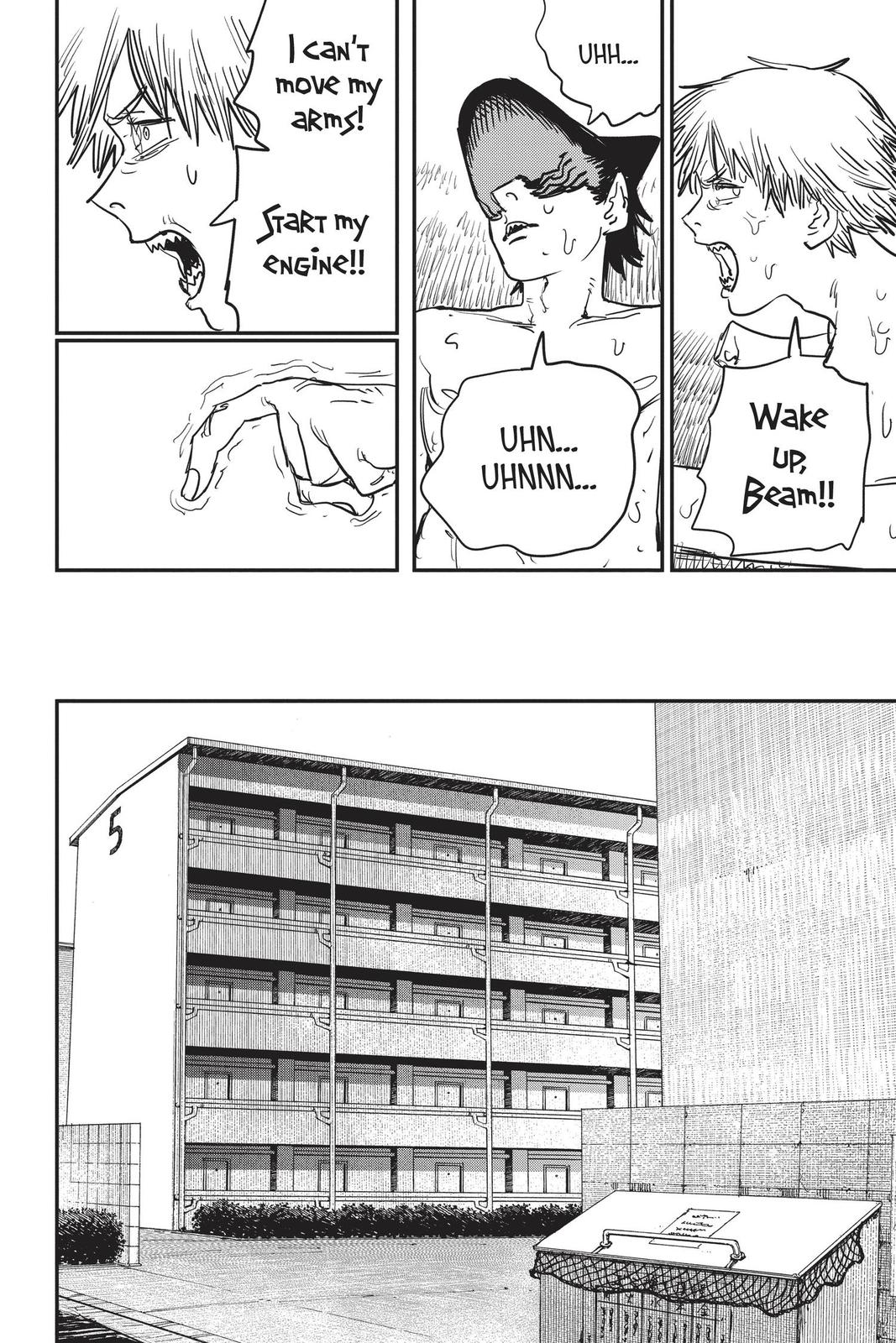 Chainsaw Man Manga Chapter 51 page 18 - Dark Diving scene