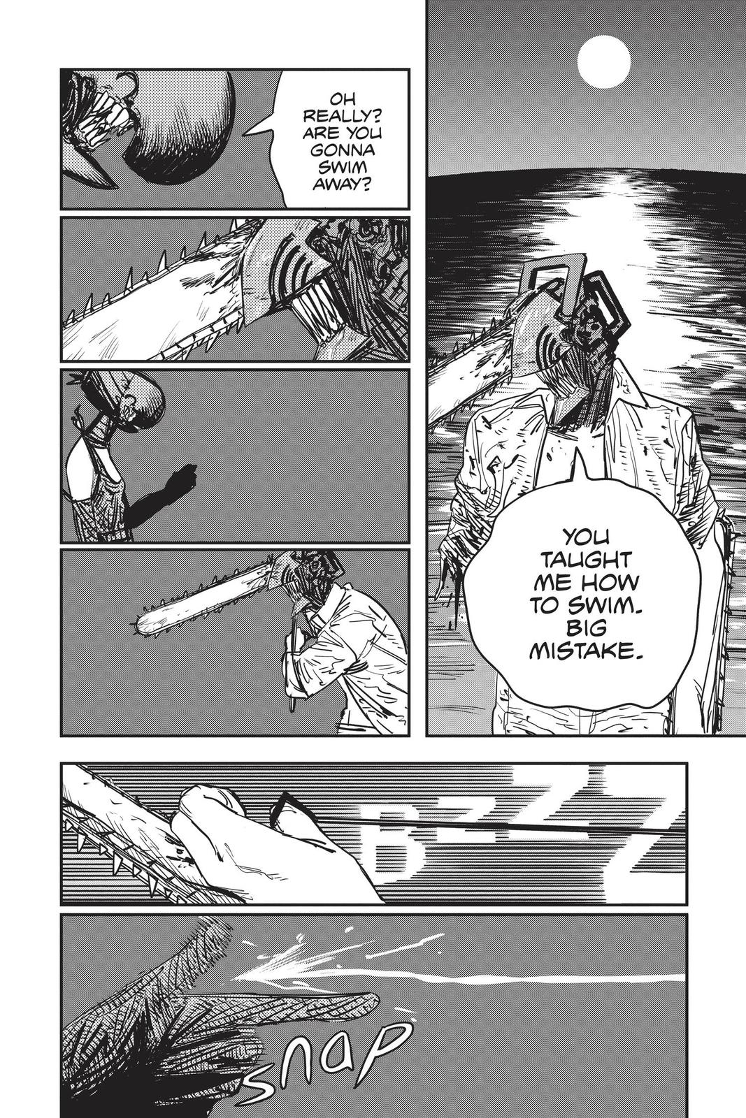 Chainsaw Man Manga Chapter 51 page 4 - Dark Diving scene