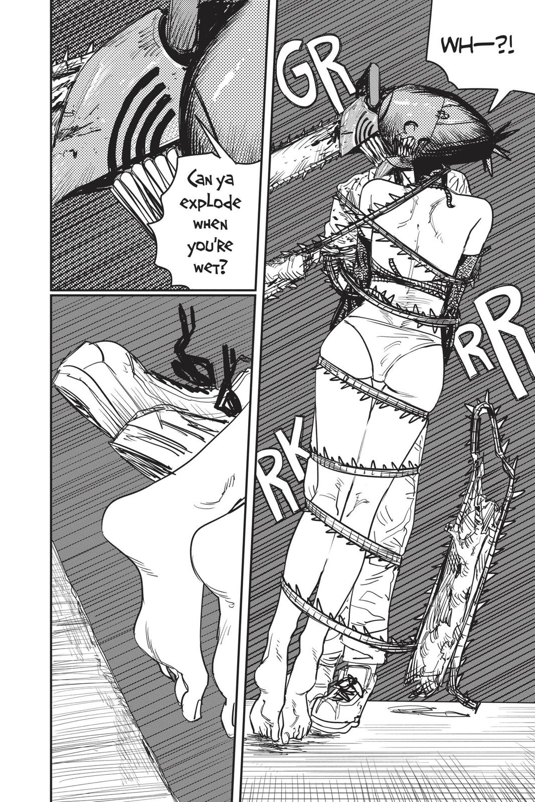 Chainsaw Man Manga Chapter 51 page 6 - Dark Diving scene