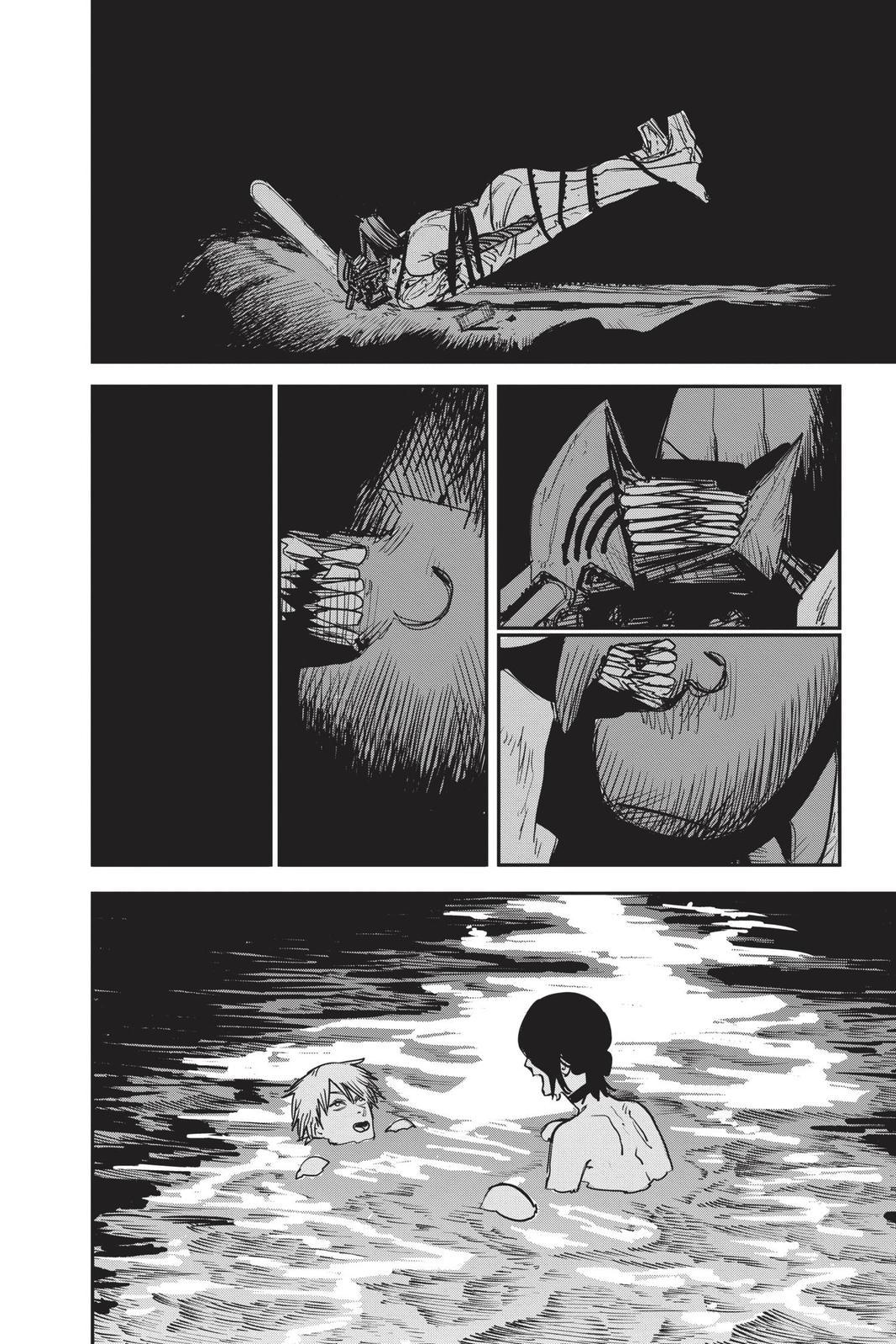 Chainsaw Man Manga Chapter 51 page 8 - Dark Diving scene