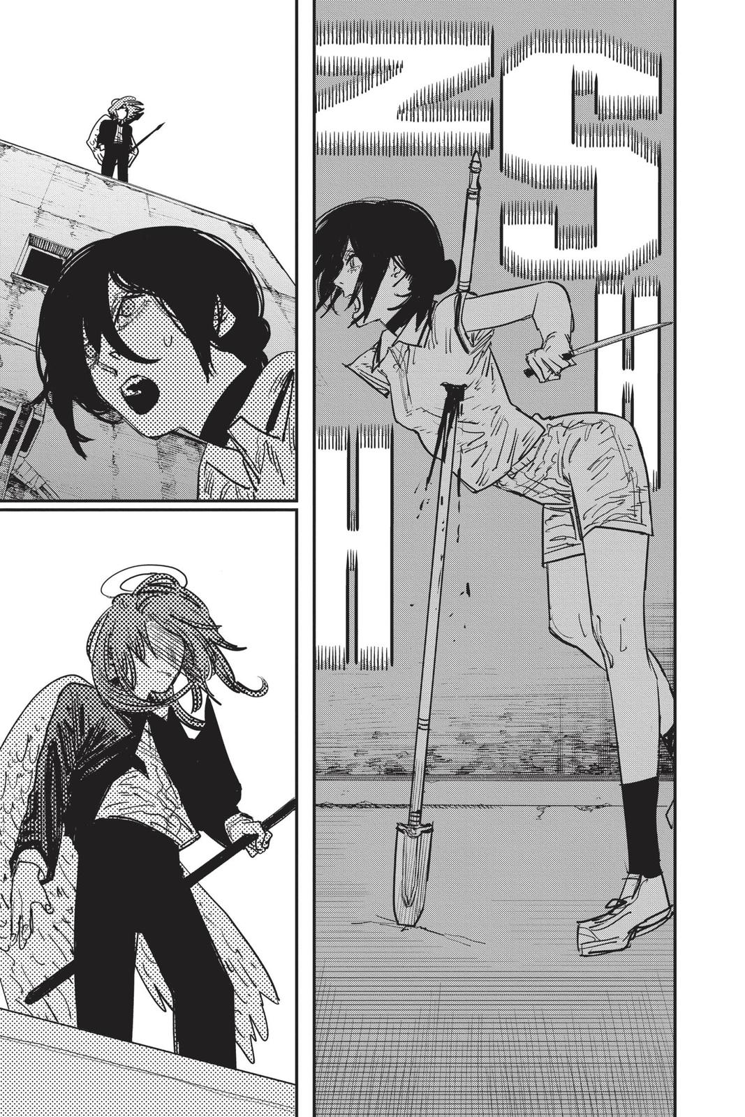 Chainsaw Man Manga Chapter 52 page 11 - Lost Love, Flower, Chainsaw scene