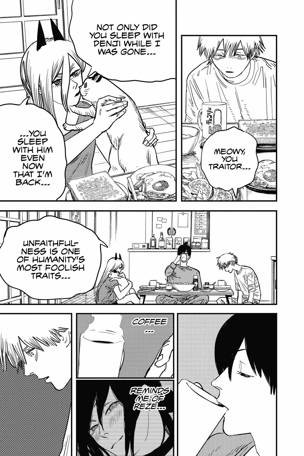 Chainsaw Man Manga Chapter 53 page 10 - In a Dream scene