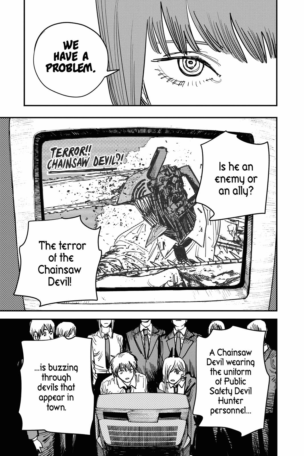 Chainsaw Man Manga Chapter 53 page 14 - In a Dream scene
