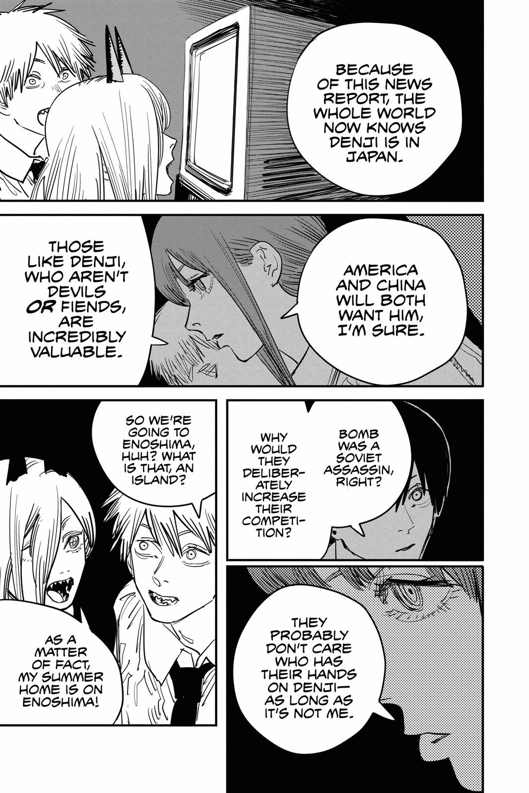 Chainsaw Man Manga Chapter 53 page 16 - In a Dream scene