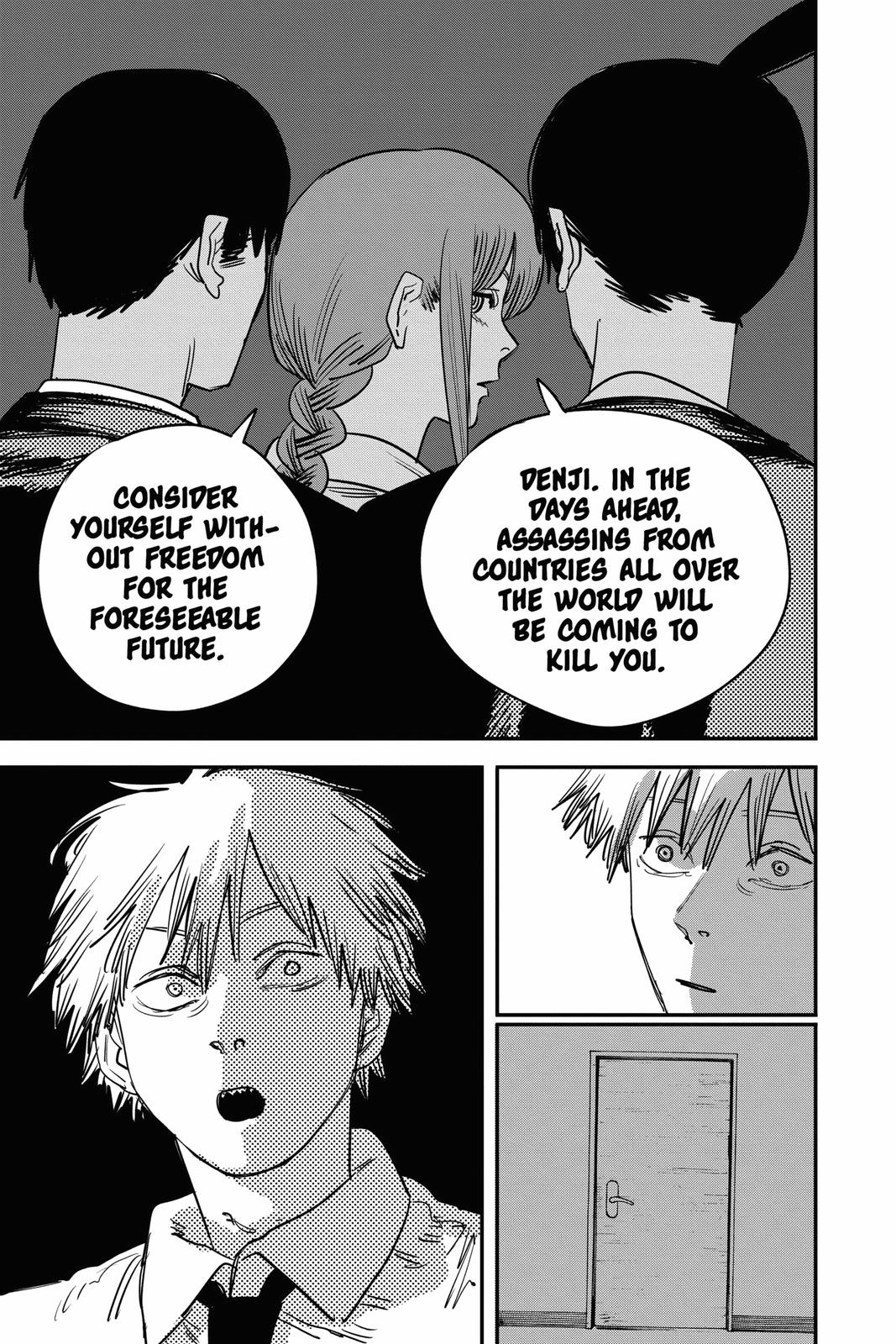 Chainsaw Man Manga Chapter 53 page 18 - In a Dream scene