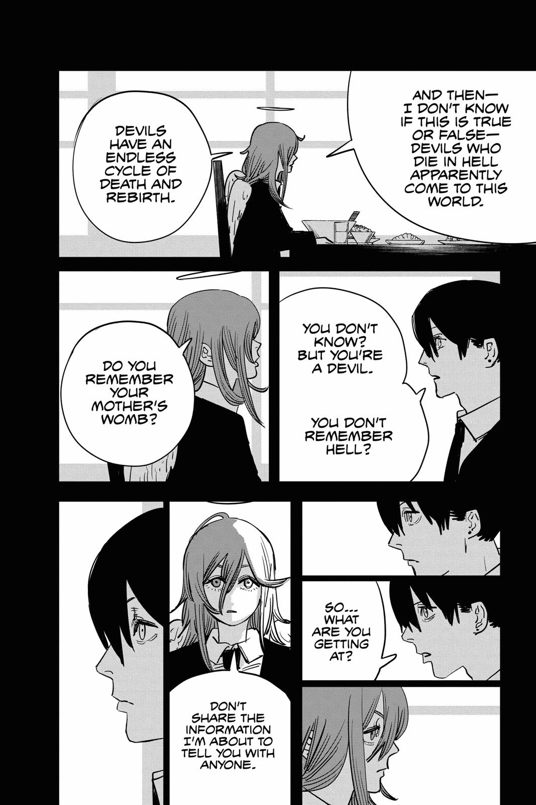 Chainsaw Man Manga Chapter 53 page 21 - In a Dream scene