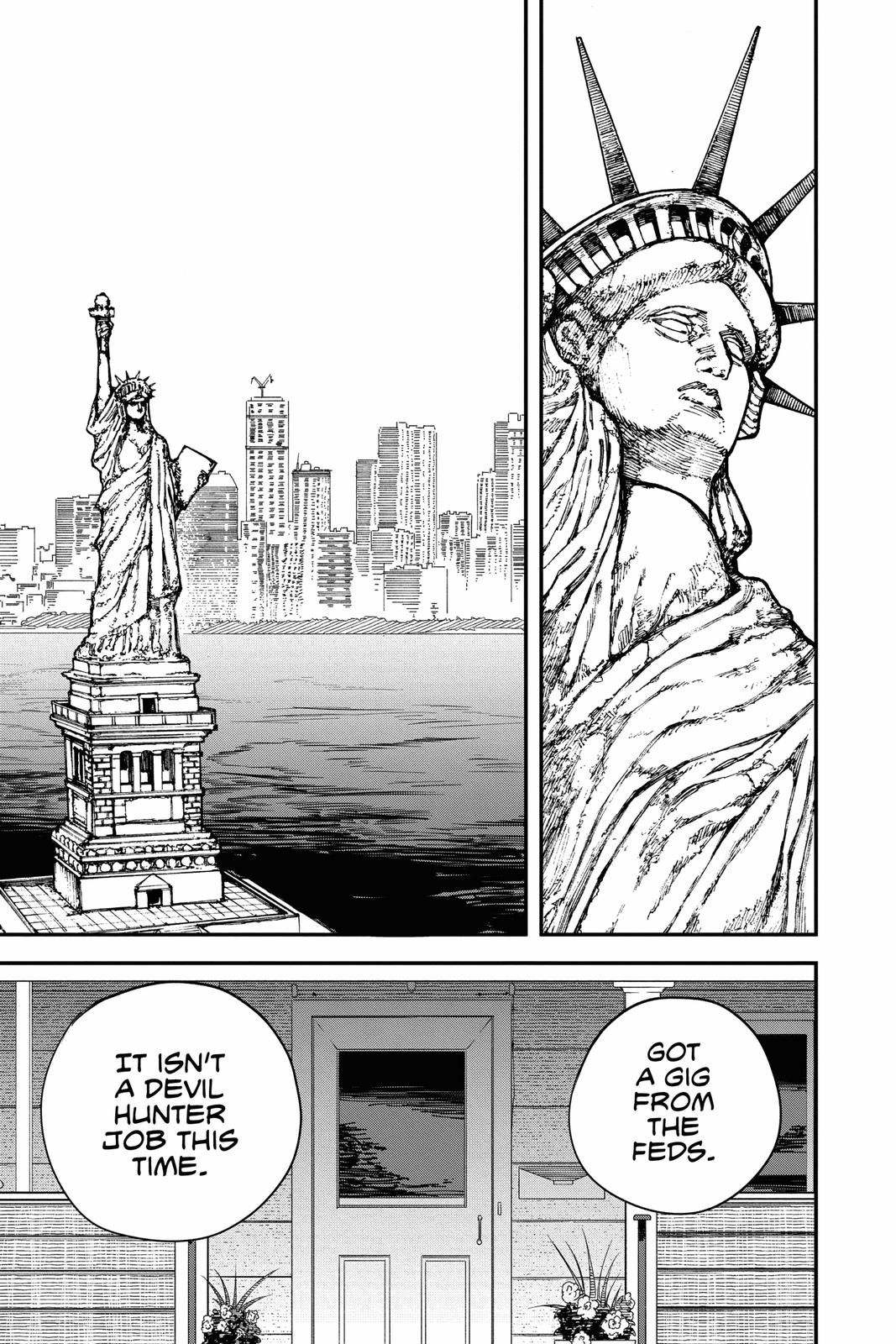 Chainsaw Man Manga Chapter 53 page 24 - In a Dream scene