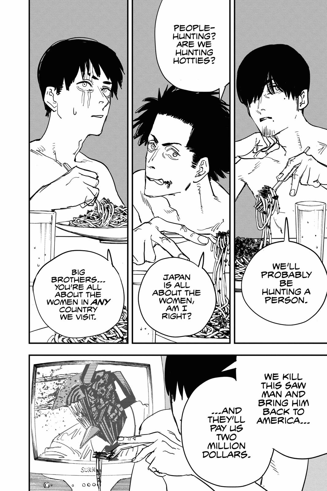 Chainsaw Man Manga Chapter 53 page 25 - In a Dream scene