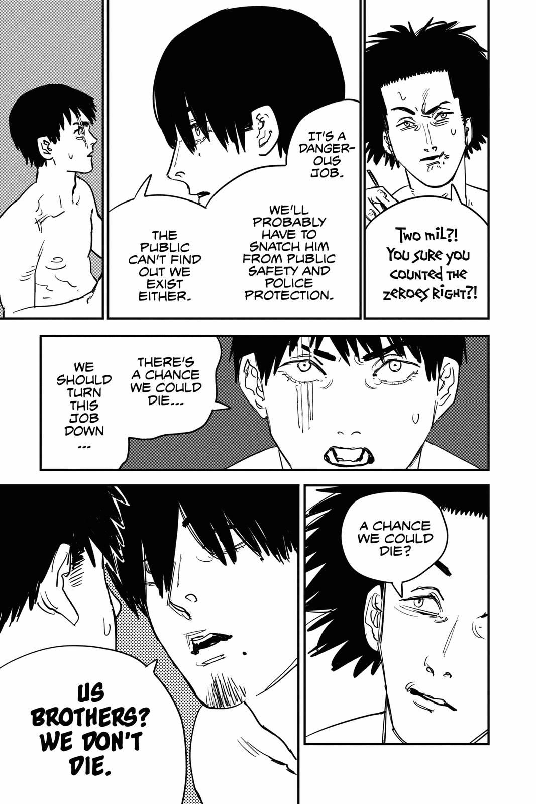 Chainsaw Man Manga Chapter 53 page 26 - In a Dream scene