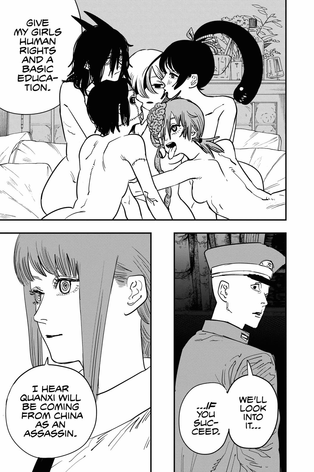 Chainsaw Man Manga Chapter 54 page 11 - To Go to Enoshima scene