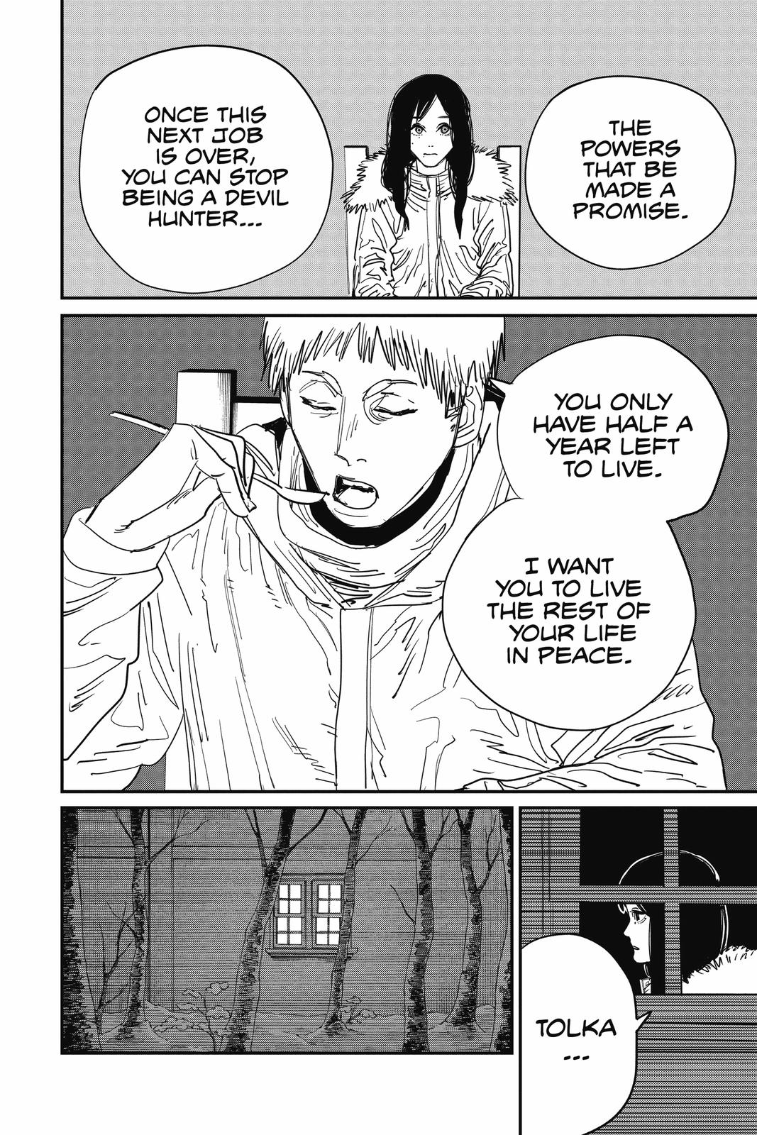 Chainsaw Man Manga Chapter 54 page 6 - To Go to Enoshima scene