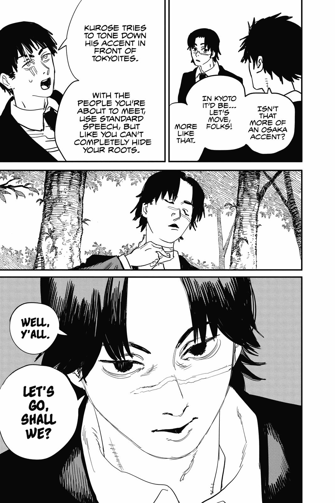 Chainsaw Man Manga Chapter 55 page 19 - Let's go scene